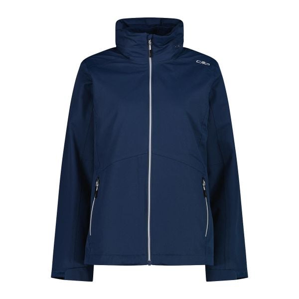 Damska kurtka wodoodporna CMP. Niebieskie kurtki damskie CMP, bez wzorów, bez kaptura. Za 565.65 zł.