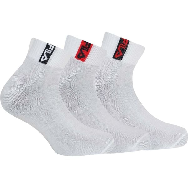 Fila 3-pak bambusowe skarpetki quarter białe 43-46. Białe skarpetki damskie Fila, bez wzorów. Za 136.99 zł.