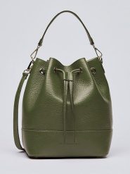 CXL by Christian Lacroix Skórzana torebka "Champs Elysé" w kolorze khaki - 25 x 28 x 15 cm rozmiar: onesize. Brązowe torebki klasyczne damskie CXL by Christian Lacroix, bez wzorów, z materiału, bez dodatków. Za 411.45 zł.