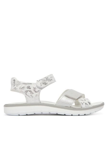 Primigi Sandały 1385311 S Srebrny. Szare sandały dziewczęce Primigi, ze skóry, bez zapięcia. Za 279.99 zł.