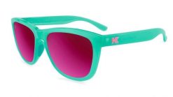 Okulary przeciwsłoneczne dla dorosłych - kategoria 3 z polaryzacją - Aquamarine. Brązowe okulary przeciwsłoneczne męskie KNOCKAROUND, z gumy. Za 186.15 zł.