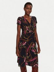 Lauren Ralph Lauren Sukienka koktajlowa 250946815001 Granatowy Regular Fit. Niebieskie sukienki damskie Lauren Ralph Lauren, bez wzorów, z syntetyku, wizytowe, bez kołnierzyka, bez ramiączek. Za 679.99 zł.