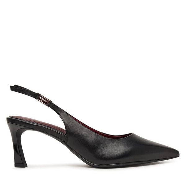 Szpilki Tamaris. Czarne szpilki Tamaris, bez wzorów, bez obcasa. Za 322.99 zł.
