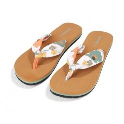 ONeill Japonki O'Neill Ditsy Sun Bloom Sandals 92800613232 białe. Białe klapki damskie bez wzorów, z gumy, bez obcasa. Za 222.64 zł.