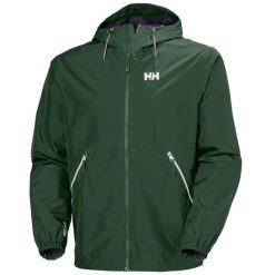 Kurtka wodoodporna Helly Hansen Sandoy. Zielone kurtki męskie Helly Hansen, l, bez wzorów, bez kaptura. Za 631.00 zł.
