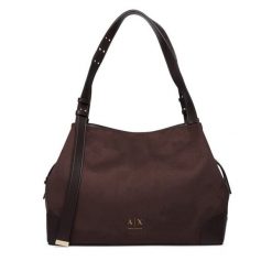 Torebka Armani Exchange. Brązowe torebki klasyczne damskie Armani Exchange, bez wzorów, bez dodatków. Za 779.99 zł.