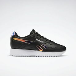 Obuwie Sportowe Damskie Reebok Royal Glide Ripple Double W Czarny. Białe buty sportowe na co dzień damskie Reebok, bez wzorów, z gumy, trekkingowe, Reebok Royal. Za 224.00 zł.