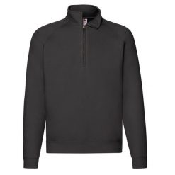 Bluza Męska Premium Z Zamkiem Błyskawicznym. Czarne bluzy bez kaptura męskie Fruit of the Loom, l. Za 113.99 zł.