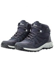 Jack Wolfskin Buty trekkingowe "WOODLAND 2 TEXAPORE MID" w kolorze granatowym rozmiar: 39. Niebieskie obuwie trekkingowe damskie Jack Wolfskin. Za 355.78 zł.
