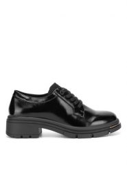 MEXX Półbuty MI001101043W Czarny. Czarne półbuty damskie Mexx, bez wzorów, ze skóry, bez obcasa, na obcasie. Za 299.99 zł.