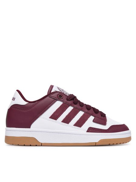 Adidas Sneakersy Rapid Court Low Shoes KI3898 Bordowy. Czerwone buty sportowe dziewczęce Adidas, bez wzorów, ze skóry, bez zapięcia. Za 139.99 zł.