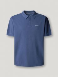 Pepe Jeans Koszulka polo "Oscar" w kolorze niebieskim rozmiar: L. Niebieskie koszulki polo męskie Pepe Jeans, l, bez wzorów, z bawełny, bez ramiączek. Za 126.99 zł.