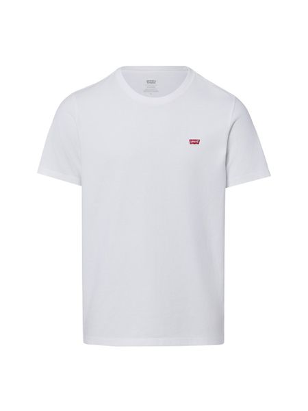 Levi's T-shirt Mężczyźni Bawełna biały, XS. Białe t-shirty męskie Levi's, m, z aplikacjami, z bawełny, bez kołnierzyka. Za 129.95 zł.