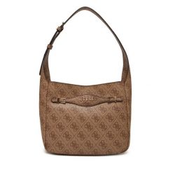 Torebka Guess. Brązowe torebki klasyczne damskie Guess, z aplikacjami, bez dodatków. Za 469.99 zł.