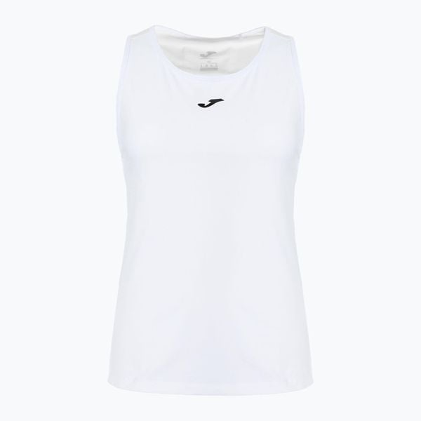 Koszulka damska Joma Challenge. Białe bluzki sportowe damskie Joma, s, z elastanu, bez kołnierzyka, bez ramiączek. Za 83.99 zł.
