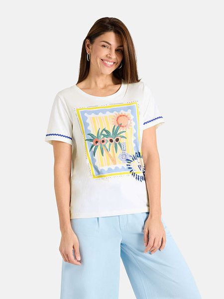 LIEBLINGSSTÜCK Koszulka w kolorze białym rozmiar: XL. Białe bluzki damskie LIEBLINGSSTÜCK, xl, bez wzorów, z bawełny, bez kołnierzyka, bez ramiączek. Za 199.95 zł.