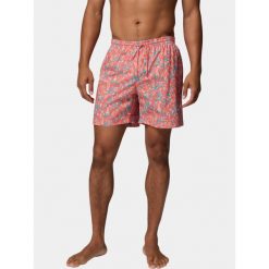 Szorty Męskie Columbia PFG Rambler Printed Water. Czerwone szorty męskie Columbia, bez kołnierzyka. Za 249.00 zł.