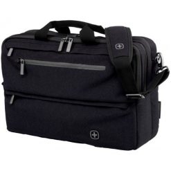 Wenger WINDBRIDGE - 15,6" torba na laptopa, czarna. Czarne torby na laptopa damskie Wenger, bez wzorów. Za 360.00 zł.