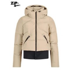 Damska kurtka narciarska Protest Preppy. Brązowe kurtki damskie Protest, bez wzorów, bez kaptura. Za 773.00 zł.