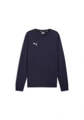 Bluza Puma teamGoal Casuals. Niebieskie bluzy z kapturem męskie Puma, l, z materiału. Za 159.00 zł.