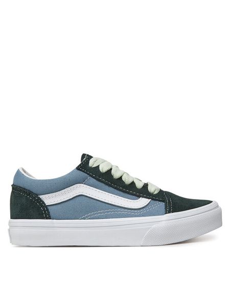 Vans Tenisówki Old Skool 2TNE VN000CYV24O1 Niebieski. Niebieskie buty sportowe chłopięce Vans, ze skóry, bez zapięcia. Za 149.99 zł.