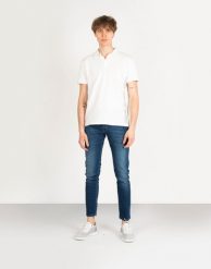 Pepe Jeans Koszulka Polo "Benson" | PM541674 | Benson | Mężczyzna | Biały. Białe koszulki polo męskie Pepe Jeans, m, bez wzorów, z bawełny, bez ramiączek. W wyprzedaży za 139.00 zł.