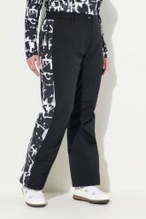 Damskie Spodnie funkcyjne HYPRAR wodoodporne paski na rzep osłona przeciwśnieżna. Czarne spodnie materiałowe damskie Ulla Popken, plus size, z elastanu, narciarskie. Za 599.99 zł.
