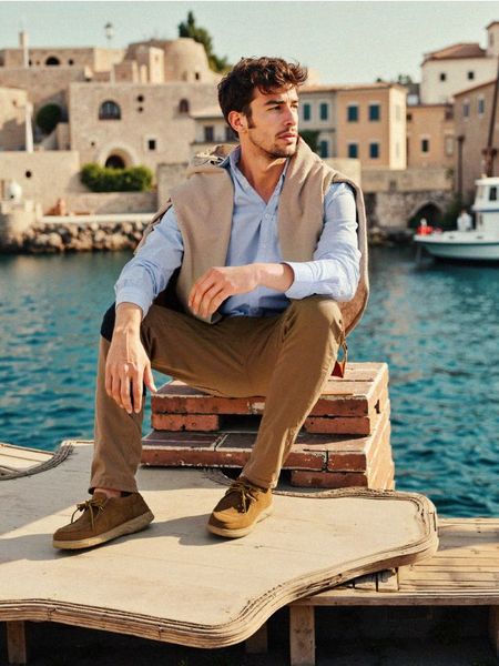 Koszula REGULAR FIT - błękitny. Niebieskie koszule męskie Sinsay, l, bez wzorów, bez kołnierzyka, bez ramiączek. W wyprzedaży za 33.99 zł.