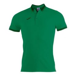 Koszulka polo do tenisa męska Joma Bali II. Zielone koszulki polo męskie Joma, m, bez wzorów, z bawełny, bez ramiączek. Za 175.85 zł.