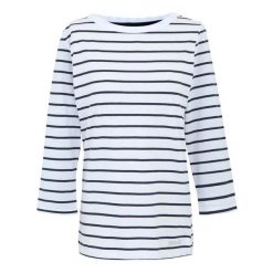 Damska koszulka z długim rękawem Regatta Baylette II. Białe bluzki damskie Regatta, bez wzorów, sportowe, bez kołnierzyka, bez ramiączek. Za 89.99 zł.