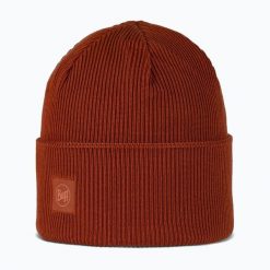 Czapka zimowa BUFF Crossknit. Brązowe czapki męskie Buff, na zimę, bez wzorów, z materiału. Za 150.80 zł.