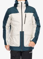 Kurtka narciarska męska Peak Performance Vertical GORE-TEX 3L Jacket. Zielone kurtki męskie Peak Performance, na zimę, l, bez wzorów, z gore-texu, bez kaptura. Za 2,131.20 zł.