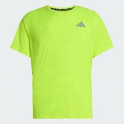 Koszulka adi365Breeze Running. Żółte t-shirty sportowe męskie Adidas, bez ramiączek, do biegania, climacool (adidas). Za 179.00 zł.