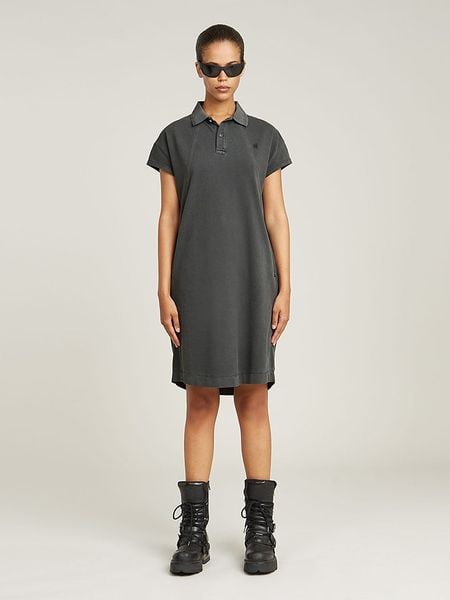 G-Star Sukienka w kolorze antracytowym rozmiar: M. Czarne sukienki damskie G-Star, na co dzień, m, bez wzorów, retro, bez kołnierzyka, bez ramiączek, midi, proste. Za 256.70 zł.