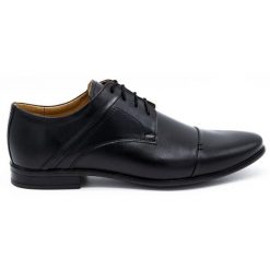 Olivier Buty męskie wizytowe 711ACT czarne. Czarne buty wizytowe męskie bez zapięcia. Za 367.89 zł.