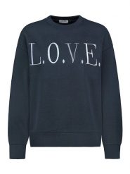 Sublevel Bluza w kolorze granatowym rozmiar: XS. Niebieskie bluzy bez kaptura damskie Sublevel, xs, z bawełny. Za 65.85 zł.