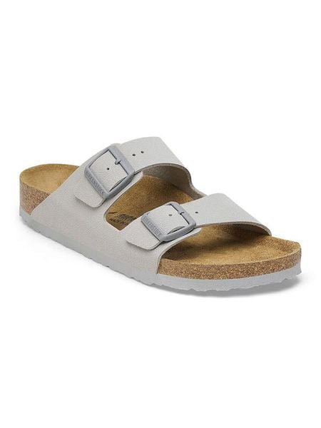 Birkenstock Klapki "Arizona" w kolorze szarym rozmiar: 37. Szare klapki damskie Birkenstock, bez wzorów, bez obcasa. Za 344.95 zł.