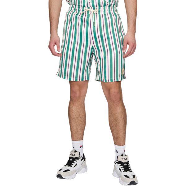 Spodenki męskie Fila sportowe Lastro. Zielone szorty męskie Fila, l, z materiału. Za 175.90 zł.