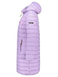 Geographical Norway Płaszcz pikowany "Atikolor" w kolorze lawendowym rozmiar: L. Różowe płaszcze damskie Geographical Norway, l, bez wzorów. Za 165.31 zł.