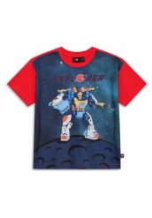 Koszulka dziecięca LEGO Explorer Taffy roz. 100 czerwona. Czerwone koszulki dziewczęce LEGO, uniwersalny, bez wzorów, z bawełny, bez ramiączek. Za 49.49 zł.