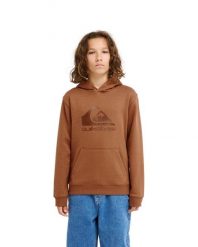 Bluza z kapturem dla Chłopcy COMP LOGO. Brązowe bluzy z kapturem męskie Quiksilver, m, z bawełny. Za 169.99 zł.