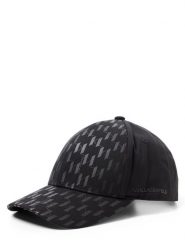 KARL LAGERFELD Czapka Mężczyźni czarny, 1. Czarne czapki męskie Karl Lagerfeld, bez wzorów, wakacyjne. Za 299.95 zł.
