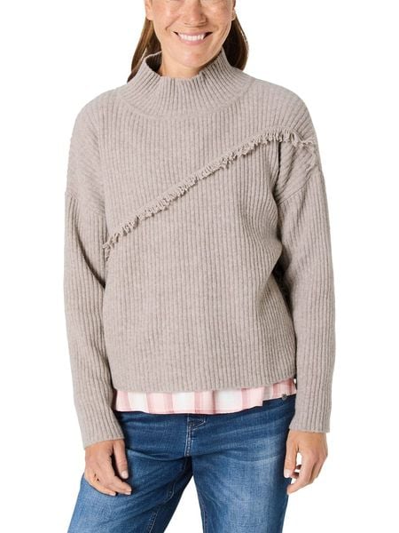 Timezone Sweter w kolorze beżowym rozmiar: S. Brązowe golfy damskie Timezone, s, bez kołnierzyka. Za 183.15 zł.