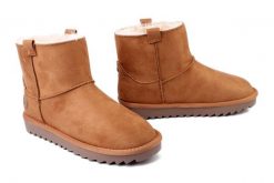 RIEKER 99870-24 brown, botki damskie. Brązowe botki damskie Rieker, bez obcasa, bez zapięcia. Za 329.90 zł.
