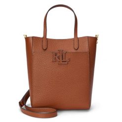Torebka LAUREN RALPH LAUREN. Brązowe torebki klasyczne damskie Lauren Ralph Lauren, bez wzorów, bez dodatków. Za 729.99 zł.