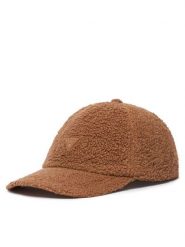 Guess Czapka z daszkiem AW5626 POL01 Brązowy. Brązowe czapki z daszkiem damskie Guess, z aplikacjami, z poliesteru. Za 194.99 zł.