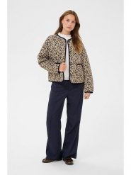 SAINT TROPEZ Kurtka przejściowa w kolorze beżowym rozmiar: XL. Brązowe kurtki damskie Saint Tropez, xl, bez wzorów, bez kaptura. Za 189.95 zł.