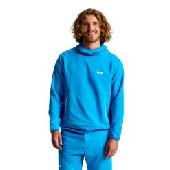Bluza Slam Foil Tech Hoodie Dorośli. Niebieskie bluzy z kapturem męskie SLAM, l, z lycry. Za 647.99 zł.