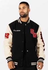 Saint Louis Varsity Kurtka - Czarny. Czarne kurtki męskie GORILLA WEAR, m, bez wzorów, z poliesteru, bez kaptura. Za 763.00 zł.