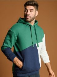 Bluza z kapturem - zielony. Zielone bluzy z kapturem męskie Sinsay, l. Za 59.99 zł.